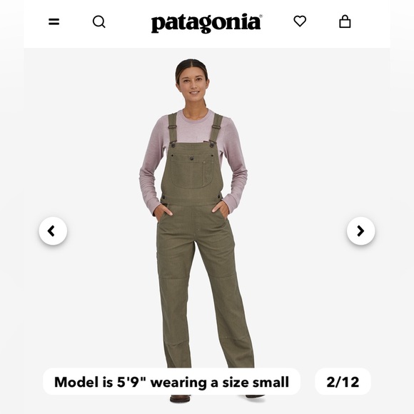 Patagonia Women's All Seasons Canvas Bib Overalls - Picture 7 of 7